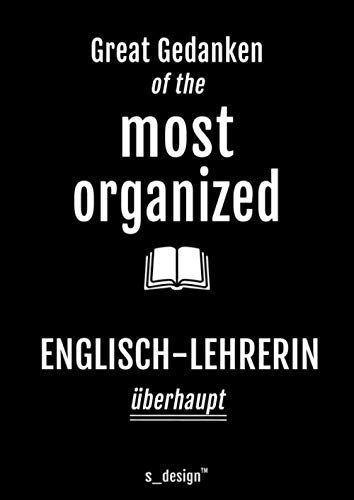Notizbuch für Englisch-Lehrer / Englisch-Lehrerin: Originelle Geschenk-Idee [120 Seiten liniertes DIN A4 blanko Papier]