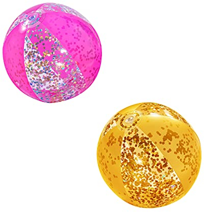 Bestway Float‘N Fashion Glitzer-Wasserball 41 cm, sortiert