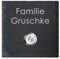 Tomtec Türklingel Schiefer Haustürklingel Klingelplatte Schiefer Klingelschild Design Tomtec 100x100mm