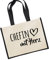 Huuraa Jutetasche Chefin mit Herz Geschenk 21 Liter Black Jute und Baumwolle Chefin Geschenkidee