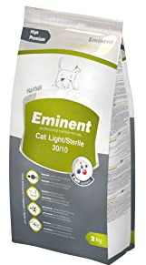 Eminent Cat Light/Sterile | High Premium Katzenfutter |Trockenfutter für übergewichtige und kastrierte Katzen (2kg)