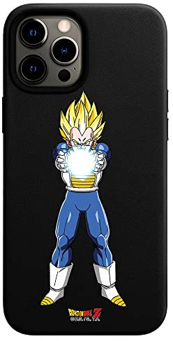 Personalaizer iPhone 12 Pro MAX Case - Black with a Dragon Ball Z Vegeta Energy Design
