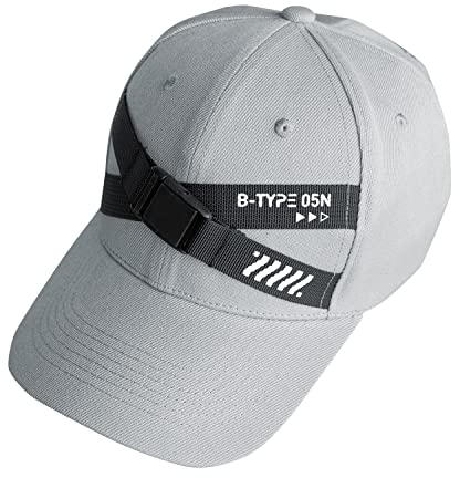 Fabric of the Universe Triangle Logo Techwear Japanische Streetwear Baseballkappe, Grau B-Typ 05r, Einheitsgröße