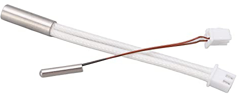 3D Drucker Thermistor Temperatursensor für Druckermodelle CR6 SE, CR 6 MAX, CR 5 Pro, Edelstahlkopf, Rostbeständig, Langlebig, Gängiges Zubehör für 3D Drucker