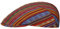LIERYS Fresh Stripes Flatcap - Schiebermütze für Herren - Frühjahr/Sommer - Kopfbedeckung mit Stretchband - Atmungsaktiv - Made in Italy rot L (58-59 cm)