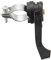 Universeller schwarzer Rasenmäher-Gashebel für 23 mm - 27 mm Rasenmäher-Lenker Langlebig und modisch