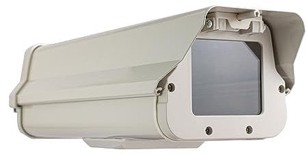 UQISOVI 12 Inch Indoor Outdoor IP65 Rainproof Security Camera Protective Enclosure Aluminium Alloy CCTV Shields Housing Case Surveillance Camera Box Shell