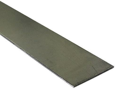 80mm Width x 3mm Thick Plain Mild Steel Flat Bar Solid Metal Plate | Steel Metal Strip (1000mm (100cm) Strip)