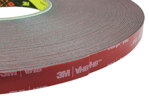Double-sided Adhesive Tape - 33 M x 19 MM - 3M Tape VHB - Extra Strong - Adhesive Strips for Car and Home - Multifunctional Mounting Tape - Tape for Office - Made of 3M (19 mm)