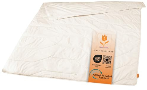 sleepling Sommerdecke Lyocell Tencel 200x200 cm, Leichte Sommer Bettdecke | 100% Baumwolle, Sommerbettdecke, Dünne Decke, Schlafdecke, Made in Holland, OEKO-TEX, antimikrobiell, vegan