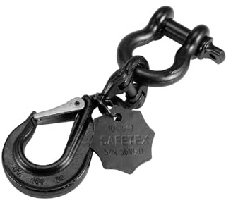 SAFETEX Universal HangUp-Unit 22cm schwarz eloxal WLL2000kg