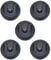 UAYESOK Radio Mic Mount, CB Radio Microphone Holder, Hang Up Clip Holder with 3M Adhesive Back for Midland Kenwood Motorola Baofeng CB PMR Mobile Radio for Car Jeep Home Office (Black, 5)