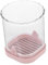 SHOWERORO rebanadora cortador de frutas cortador de fresas cortadora de frutas y verduras vaso rebanador de frutas herramienta cortadora de verduras cortador de verduras AbS rosa