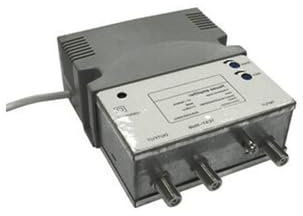 Amplificador de Antena, Doble Salida, bajo Nivel de Ruido, instalación Sencilla, Mejora la señal en Sistemas colectivos.