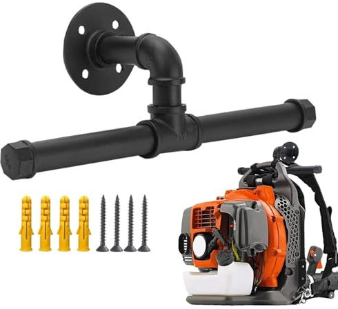 Backpack Sprayer Hanger, Garage Organizer, Tool Storage, Leaves Blower Holder, Industrial Pipe Holder, Wall Tool Storage, Space-Saving Organizer, Heavy-Duty Garage Hook, Outdoor Equipment Storage