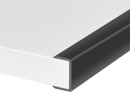 Rubber Edge Trim, Self-Adhesive U Channel Edge Protector for Plywood, Cabinet, 1-1/4 Wood Edge Banding, Flexible Furniture Repair, EPDM Material, Fit 1-1/4(32mm), Length 10Ft, Black