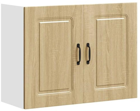 vidaXL Mueble de Pared Cocina Kalmar Madera contrachapada Roble Sonoma