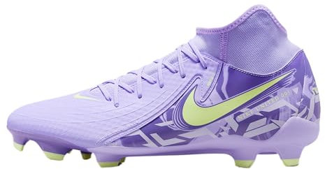 Nike United Phantom Luna 2 Academy MG HF1598-500 - Tacchetti da calcio alti da calcio, agata viola/Barely Volt), Agata viola/Barely Volt, 47.5 EU
