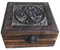 Tree of Life Wooden Keepsake Box - Small Storage Boxes with Lids for Jewellery, Memories & Trinkets - Hinged Lid Storage Boxes - Elegant Tree of Life Memory Box for Treasured Keepsakes - Square Shape