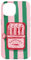 Pink Sardine Maximalist Vintage Food Stripes Aesthetic Cute Case for iPhone 15