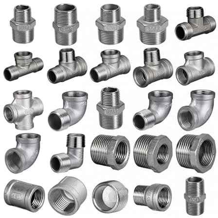 Raccord de tuyau réducteur égal en acier inoxydable 304, filetage femelle-mâle BSP 1/2, 3/4, 1, 1 pièce(90-F-M-3/4)