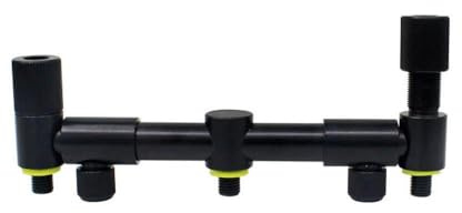 ERYUE Aluminium-Bankstick Zur Verlängerung des Bissanzeigers Beim Karpfenangeln, Höhenverstellbar, Einfaches Einsetzen des Bodens, für Angler (15,5–23 cm verstellbar)
