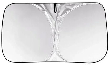 Pare-Soleil Voiture pour MG pour ZS HS S5 HEV Pare-Soleil Pare-Brise Voiture Bloque Les Rayons Réflecteur De Fenêtre Visière Bouclier Couverture Parasol Pliable 1 Pièce