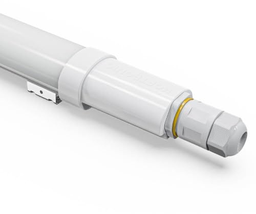 HOFTRONIC LED-Feuchtraumleuchte 60 cm für Innen- und Außenbereiche – 18 W, 2520 Lumen – 4000 K Neutralweiß – bis zu 23 Leuchten verkettbar – flimmerfrei – integrierte LED – R-Series Pro