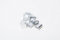 50x Aluminiumplombe Aluplombe silber Festival Festivalbändchen Ersatz Alu Öse Plombe - 50 Stück