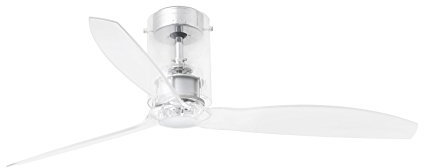 Faro Barcelona 33393 - MINI TUBE FAN Ventilador de techo sin luz, transparente