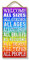 Honey Dew Gifts, 75578 Welcome All People, 12,7 x 25,4 cm, hängende Schilder, Wandkunst, dekoratives Holzschild, Hausdekoration