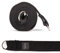 Myga 2-in-1 Yoga Gurt zum Dehnen und Verbessern der Flexibilität | Verstellbare Yoga Sling zum Tragen der Yogamatte | Yoga Belt zur Unterstützung und Dehnung in den Yoga-Haltungen | 180 cm | Schwarz