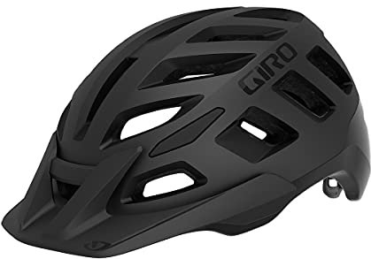 Giro Radix Fahrradhelm – MTB Helm – Belüftungssystem – In-Mold Konstruktion – abnehmbares Visier – Matte Black, Größe: XL