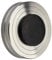 SOTECH Wand-Türstopper Zeus Höhe 15,5 mm echt Edelstahl Ø 60 mm mit Gummipuffer Ø 33 mm