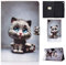 Hülle für Huawei MatePad T10S T10 2020 Tablet Leichtes PU-Leder Niedlich Schönes Muster Anti-Rutsch-Ständer Flip Wallet Cover mit Kartenhalter Huawei MatePad T 10S / T 10 (Haustierkatze)