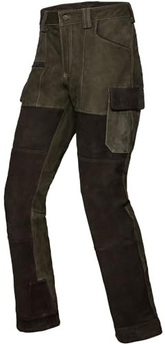 Parforce Traditional Hunting Lederhose Prestige Full-Bull Oliv/Braun 56