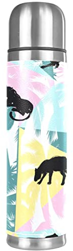 leopardo animale Borraccia sottovuoto in acciaio inossidabile per auto da viaggio a casa