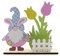 Osterdeko Tischdekoration Tischschild Aus Holzhasen Figuren Osterhasen Deko Stehende Gnomen Statue Tischdekoration Dekorationen Hello Spring Deko Freistehende Tischdekor