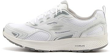 Skechers Herren GOrun Consistent-Athletic Workout Running Walking Shoe with Air Cooled Foam Sneaker, weiß, 40 EU