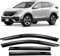 CLIM ART Windabweiser für/kompatible mit Honda CR-V 2016-2023 SUV mk5 - Stick-on Regenabweiser - Autofenster Sonnen-& Regenschutz - Windabweiser Autofenster - Einfache Montage - Garantie 4 Set