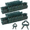 KINGLAKE 100 Stück Pflanzenclips Pflanzklammern für Kletterpflanzen, Tomatenclips, Pflanzen Rankhilfe Clips, Tomaten Clips, Blumenklammern, Klammern Befestigen für Pflanzen-(50M +50L)