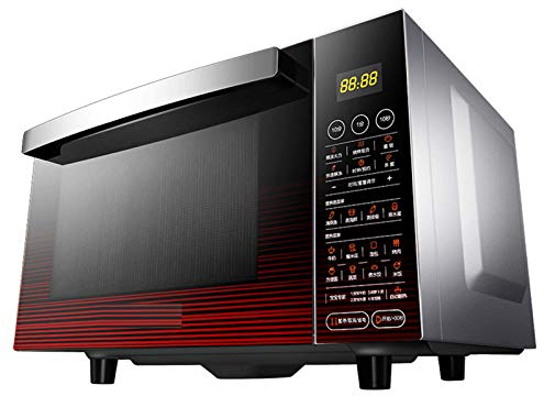 Horno Horno de microondas en Silver Tact Horno Individual eléctrico Incorporado - Horno halógeno de convección Premium de Acero Inoxidable Ideal para Asar, Hornear