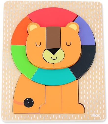 Vilac - Puzzle, 7411, Mehrfarbig