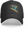 ZAMASS Basecap MTB Blue Glowing Mountainbike bei Downhill Baseball Cap Sonnenschutz Vintage Hut für Damen Herren Geschenk