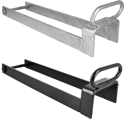IRONTITE® Heavy Duty Gate Latch for Wooden Gates 3 Wide Gate - Driveway, Farm and Field Gate Lock, Gate Catch, Throw Over Gate Loop for Secure Wood Gate Closing