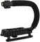 Stabilizzatore Portatile, Maniglia per Stabilizzazione 'azione Video, Maniglia Comoda, Supporto Fotografico per Fotocamere DSLR con Supporto, Adatto per Fotocamere, Videocamere