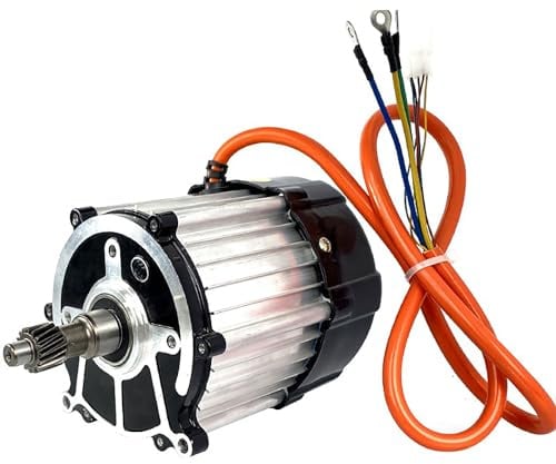 ZHOZHUT 48V / 60V / 72V Bürstenlose Permanentmagnet-Differenzialmotoren 1500W / 1800W Elektrischer Dreiradmotor, 5-Loch 16-Zahn Motor, DIY-Zubehör Für Elektrische Dreiräder Und Quads