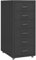 Aktenschrank mit Rollen Anthrazit 28x41x69 cm Metall,335919