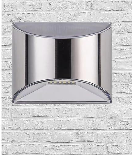 Pannello solare per numero civico - Luce LED per numero civico | Segnali di indirizzo luminosi per casa | Lampada LED impermeabile | Applique da parete esterna per giardino, strada casa garage