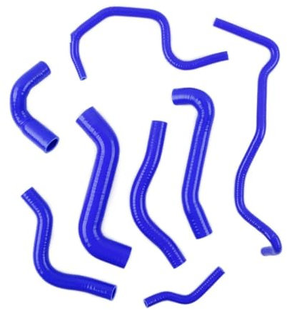 Compatible con para TT 1.8 T 225HP 2000 2001 2002 2003 2004 2005 2006 Kit De Manguera De Agua Refrigerante De Silicona para Tubo De Viento Cálido Manguera Radiador(Blue)